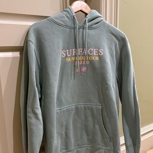 Surfaces Summer Tour 2022 Hoodie - Sage Green - Size M